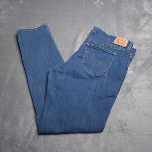 Levis Womens 312 Shaping Slim Jeans 34 Medium Wash High Rise Stretch